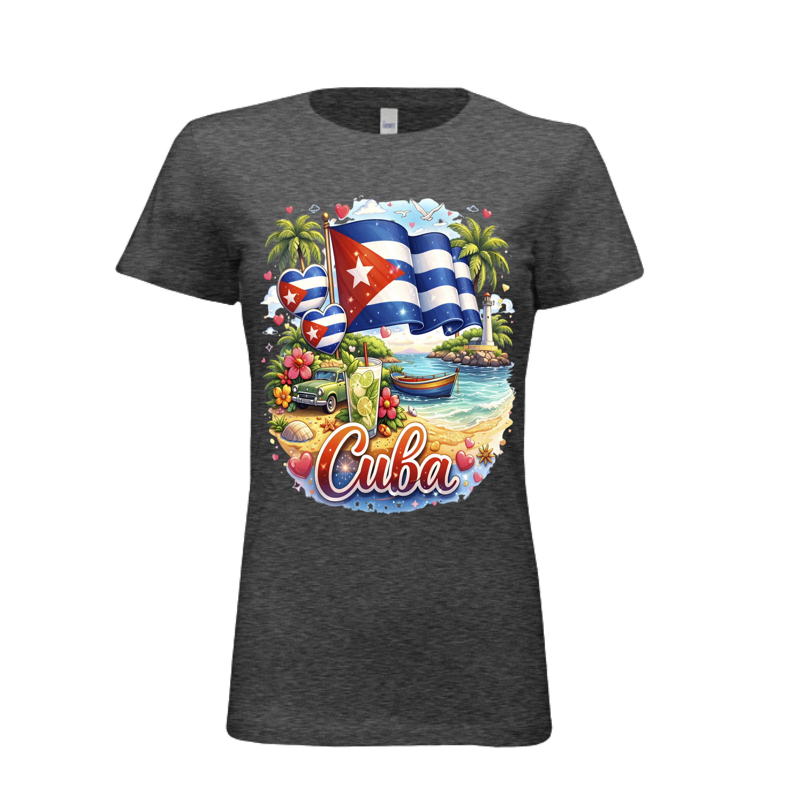 BLACK HEATHER - FRONT